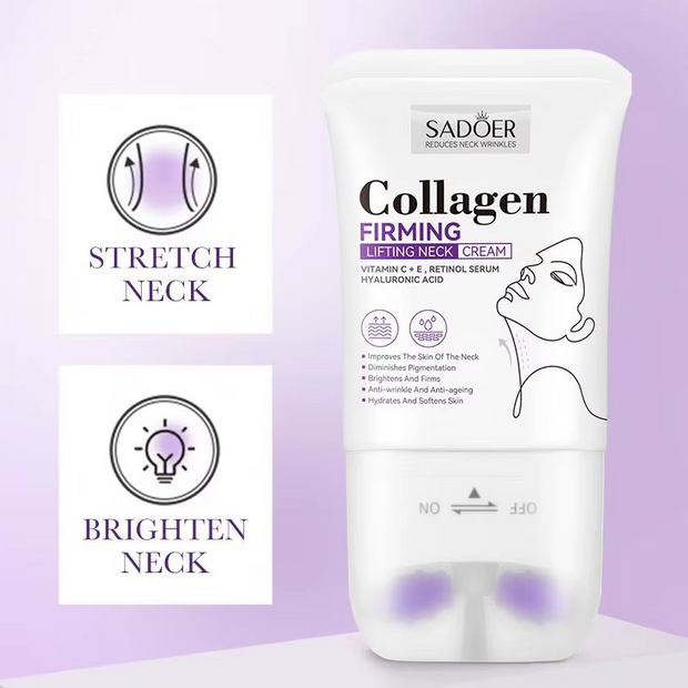 Roller Neck Cream | Crème Raffermissante Cou Anti-Rides avec Applicateur Roller