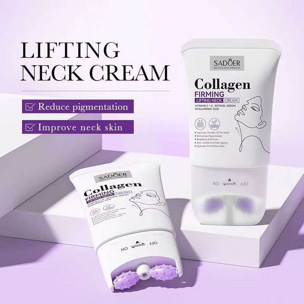 Roller Neck Cream | Crème Raffermissante Cou Anti-Rides avec Applicateur Roller