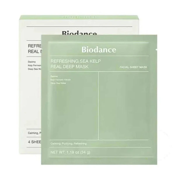 Biodance - Masque Profond Réel aux Algues Marines Rafraîchissantes