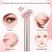 Skincare Wand EMS – Appareil Lifting Visage & Cou par Microcourants & Lumière Rouge