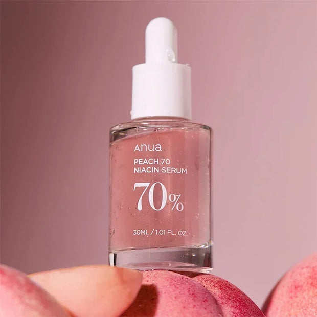 Anua Peach 70% Niacin Serum – Sérum Éclat Peau de Pêche