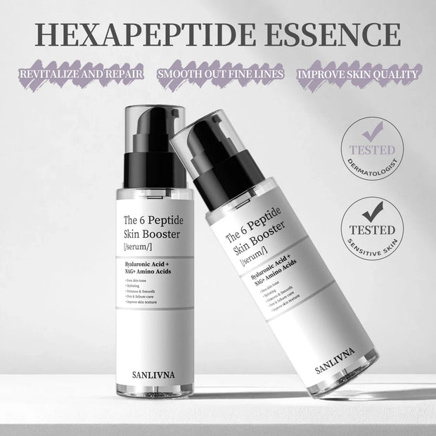The 6 Peptide Skin Booster Sérum | Sérum Anti-Rides, Éclat et Hydratation