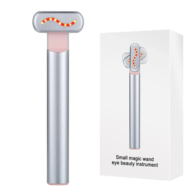 Skincare Wand EMS – Appareil Lifting Visage & Cou par Microcourants & Lumière Rouge