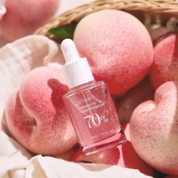 Anua Peach 70% Niacin Serum – Sérum Éclat Peau de Pêche