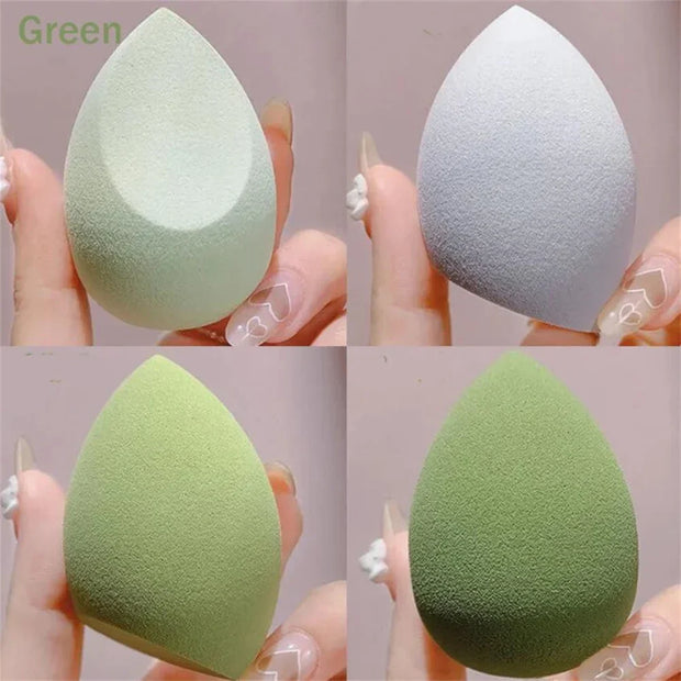Éponges de Maquillage Douces – Lot de 4 avec Boîte de Rangement | Blender Beauty Egg