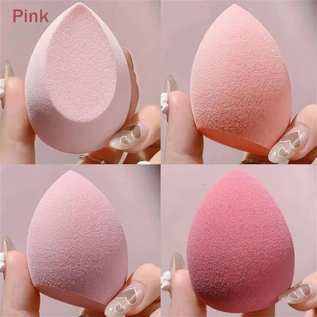 Éponges de Maquillage Douces – Lot de 4 avec Boîte de Rangement | Blender Beauty Egg